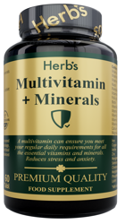Мультивитамины и минералы, № 60, Herb's, таблетки 1,11г, БАД