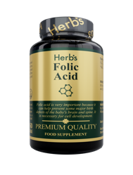 Фолиевая кислота 400мкг, № 60, Herb's, таблетки 0,18г, БАД