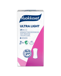 Vuokkoset Ultra Light Прокладки гигиенические ежедневные, 28 шт